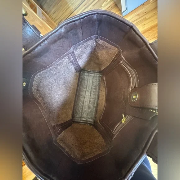 Vintage Coach Soho Buckle Bag #1457 - Mahogany - Picture 8 of 9